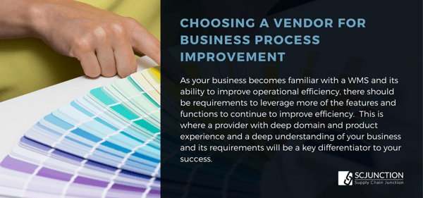 Choosing a vendor for business process improvement