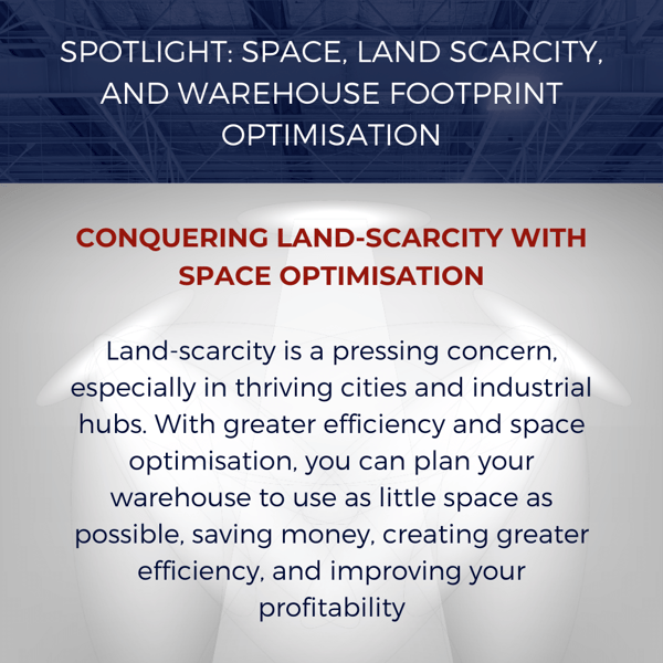 Conquering land-scarcity with warehouse space optimisation