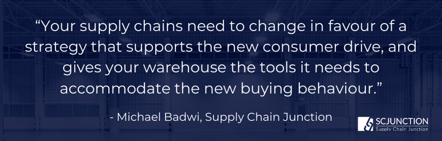 Your supply chains need to change in favour of a strategy that supports the new consumer drive, and gives your warehouse the tools it nee